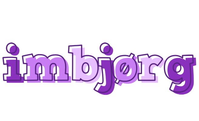 Imbjørg sensual logo