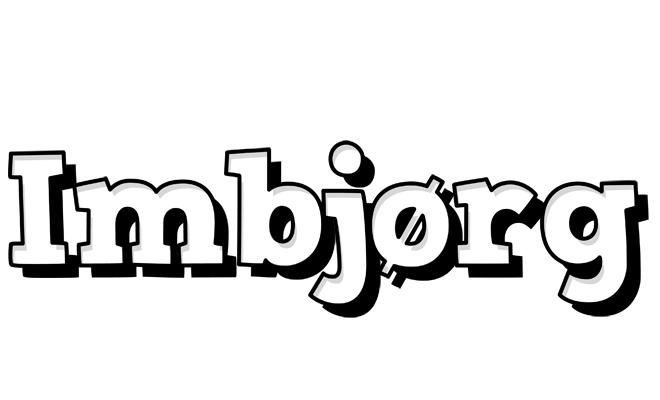 Imbjørg snowing logo