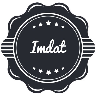 Imdat badge logo
