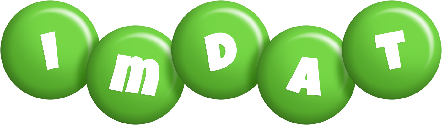Imdat candy-green logo