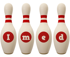 Imed bowling-pin logo