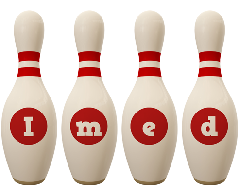 Imed bowling-pin logo
