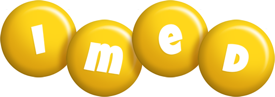 Imed candy-yellow logo