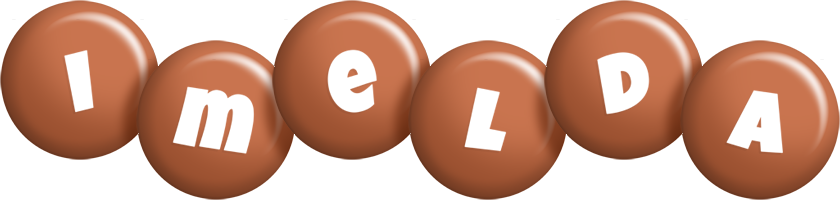 Imelda candy-brown logo