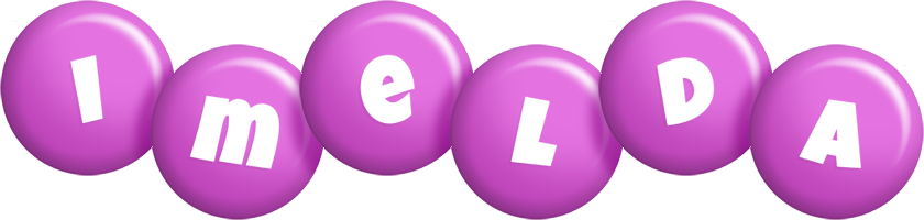 Imelda candy-purple logo