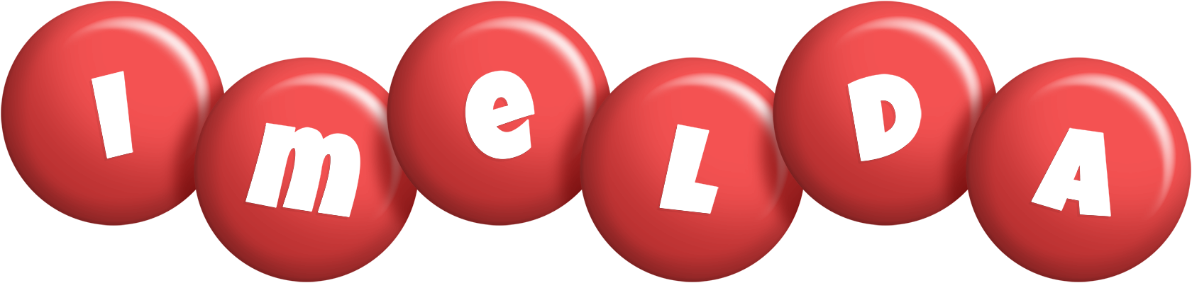 Imelda candy-red logo