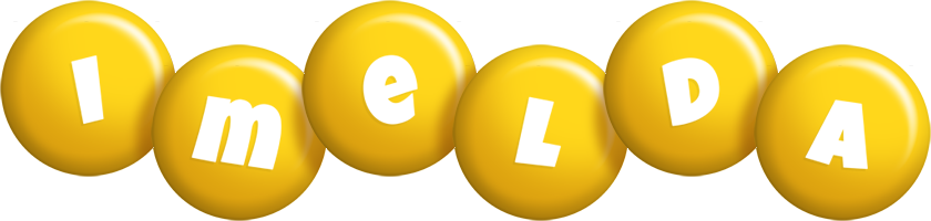 Imelda candy-yellow logo