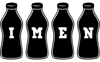 Imen bottle logo