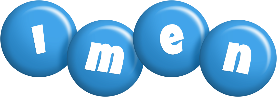Imen candy-blue logo