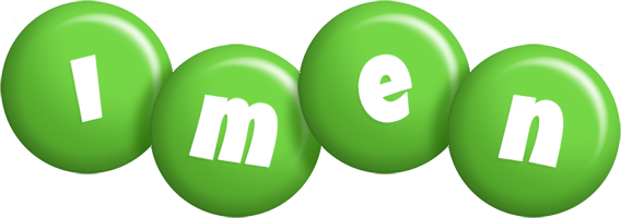 Imen candy-green logo