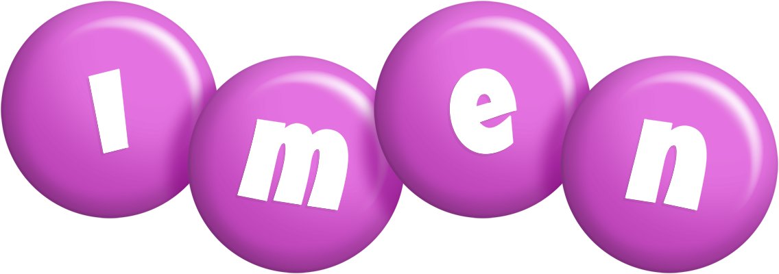 Imen candy-purple logo