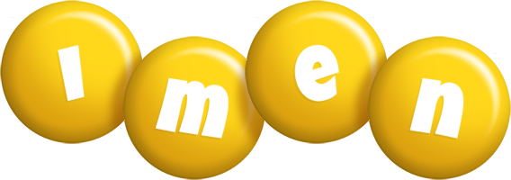 Imen candy-yellow logo