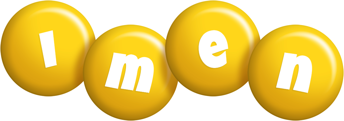 Imen candy-yellow logo