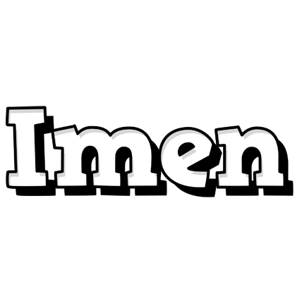 Imen snowing logo