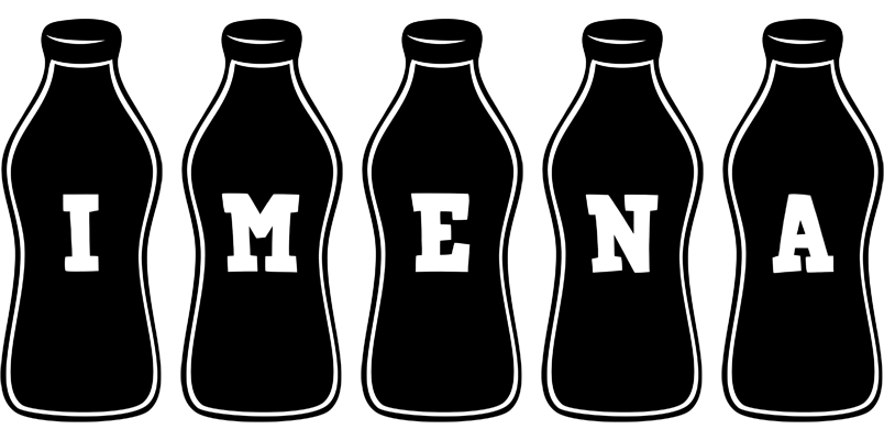 Imena bottle logo