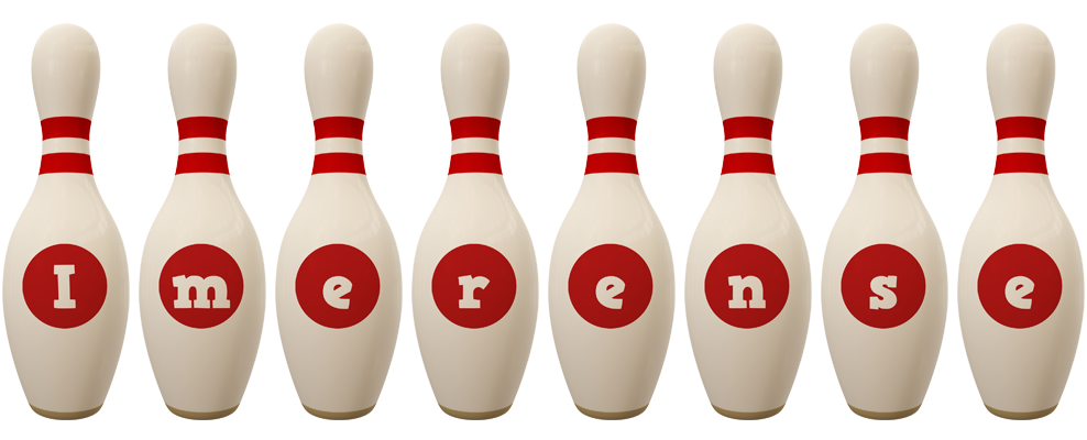 Imerense bowling-pin logo