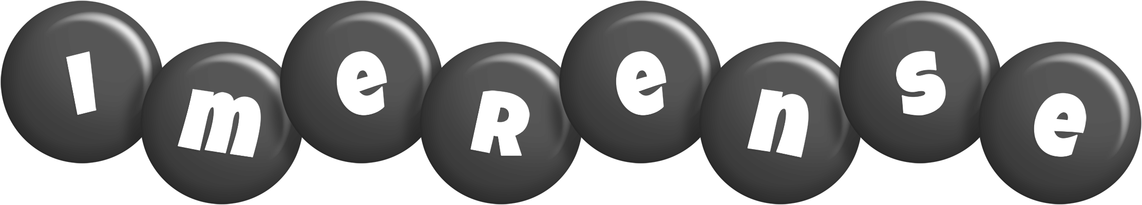 Imerense candy-black logo