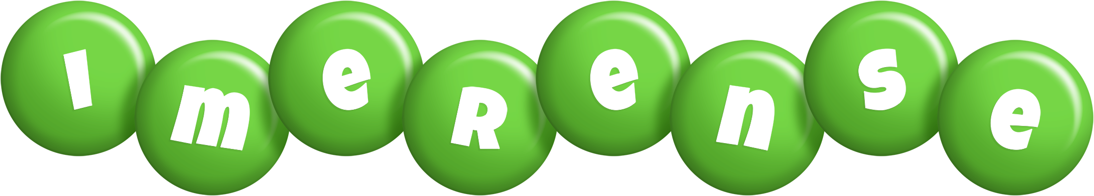 Imerense candy-green logo