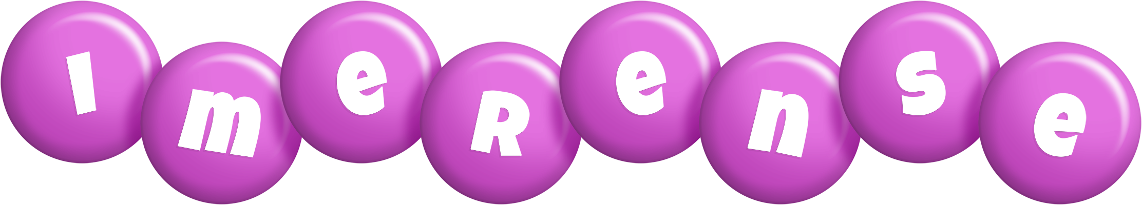Imerense candy-purple logo