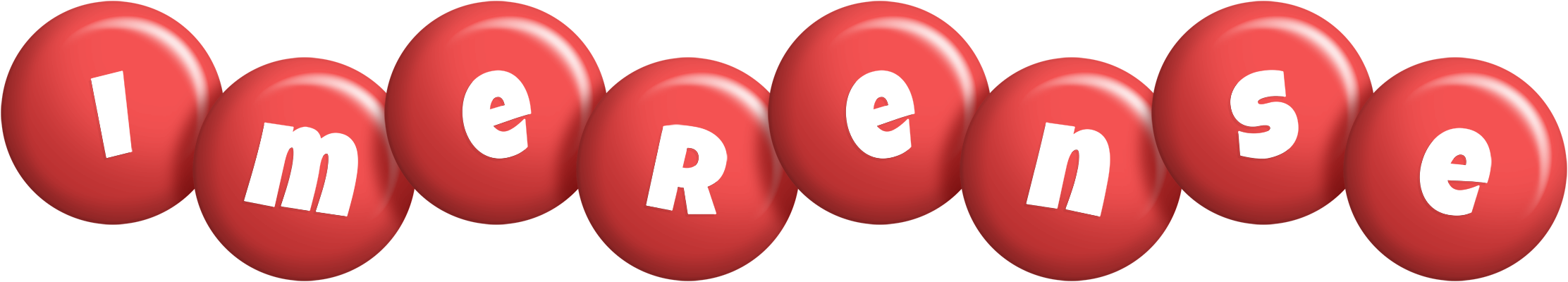 Imerense candy-red logo