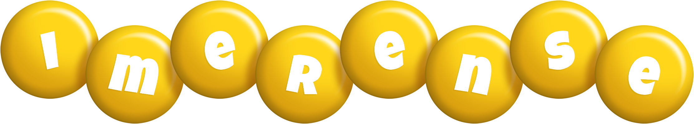 Imerense candy-yellow logo