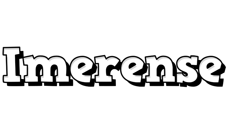 Imerense snowing logo