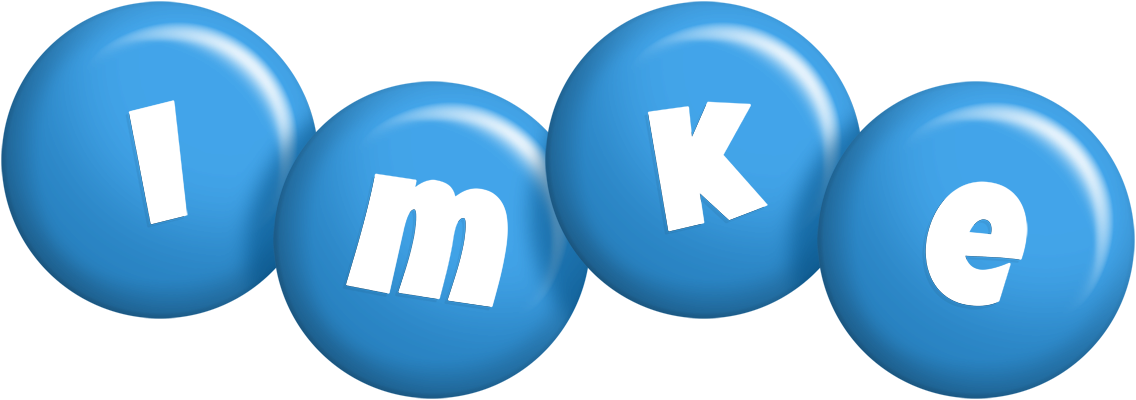 Imke candy-blue logo