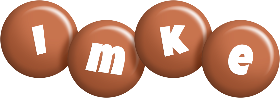 Imke candy-brown logo