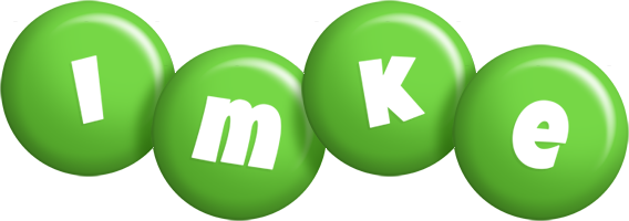 Imke candy-green logo