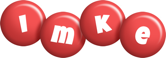 Imke candy-red logo