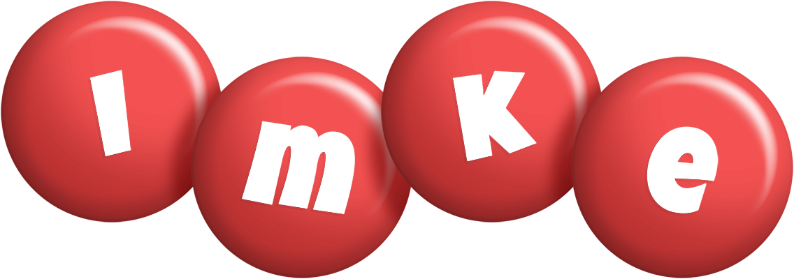 Imke candy-red logo