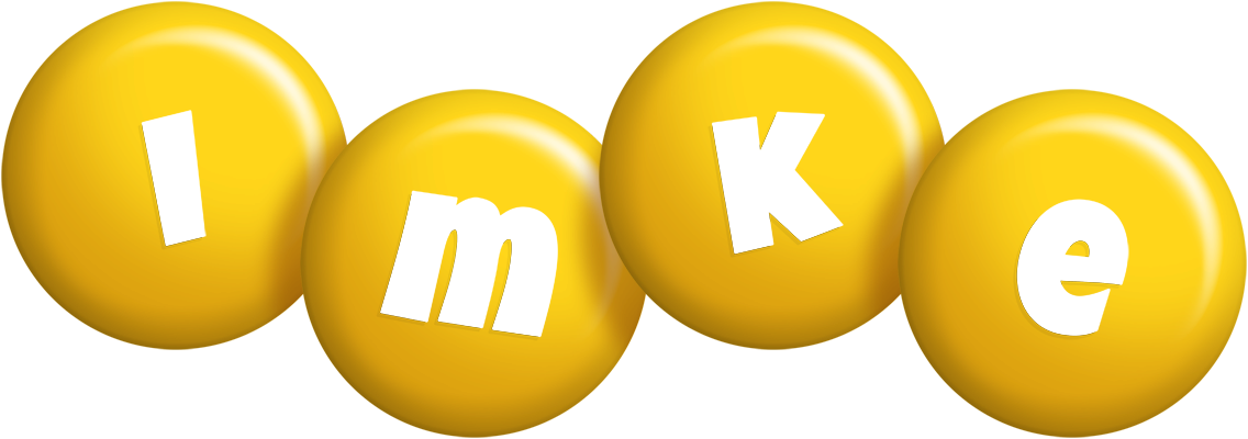 Imke candy-yellow logo
