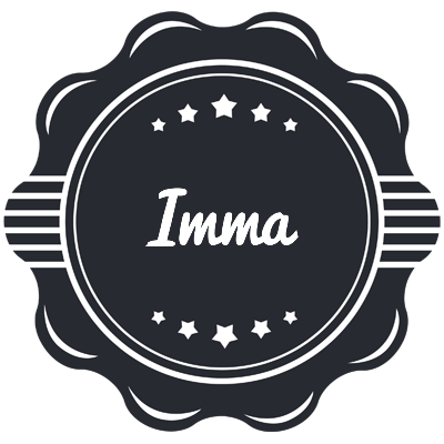 Imma badge logo