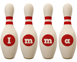 Imma bowling-pin logo