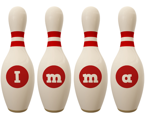 Imma bowling-pin logo