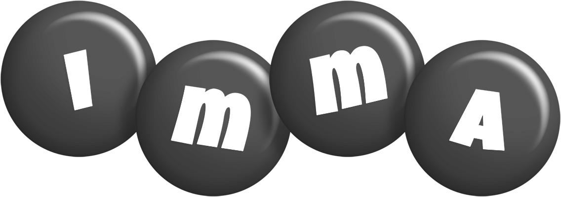 Imma candy-black logo