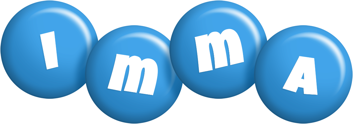 Imma candy-blue logo