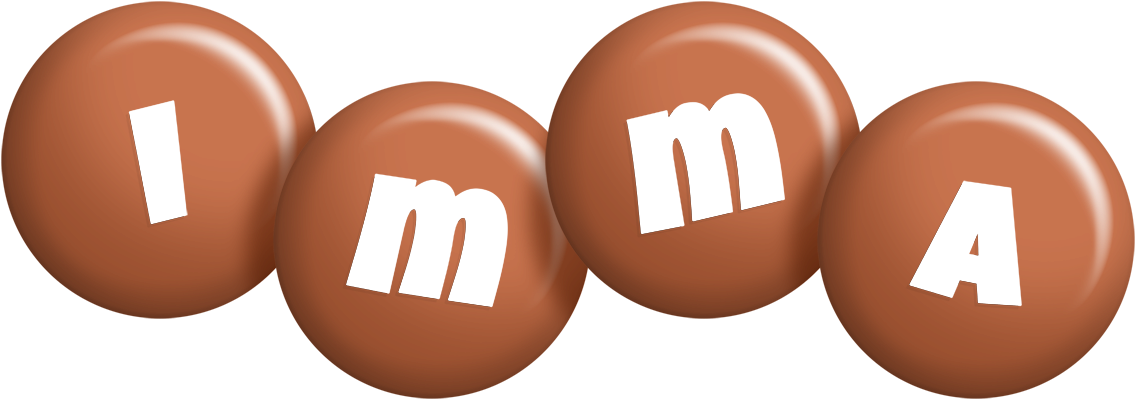Imma candy-brown logo