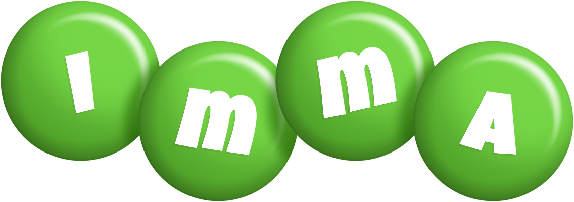Imma candy-green logo