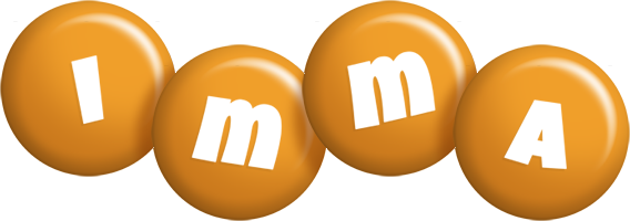 Imma candy-orange logo