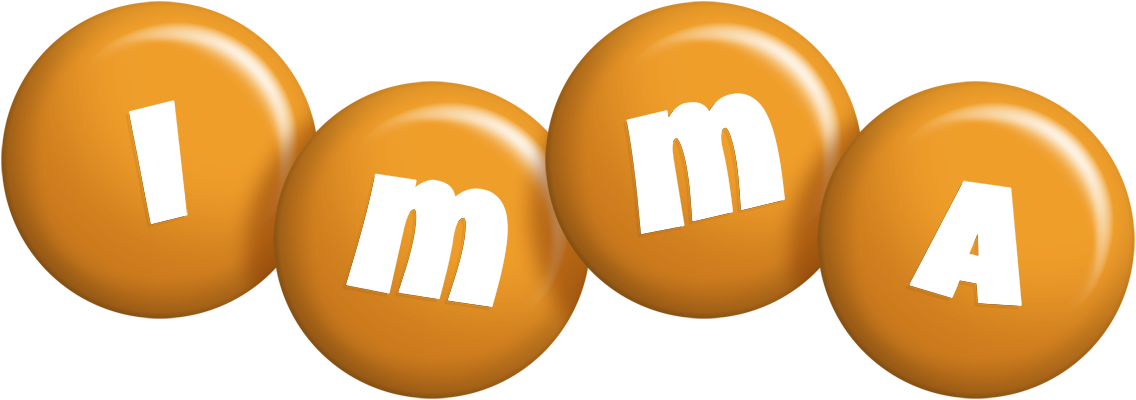 Imma candy-orange logo