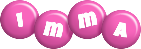 Imma candy-pink logo