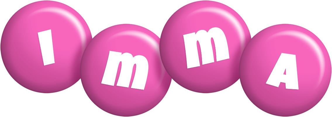 Imma candy-pink logo