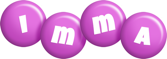 Imma candy-purple logo