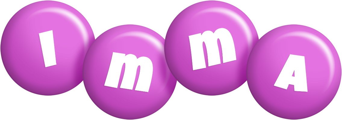 Imma candy-purple logo