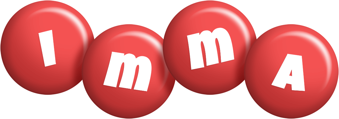 Imma candy-red logo