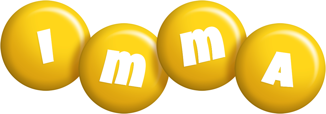 Imma candy-yellow logo
