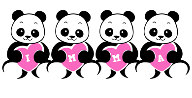 Imma love-panda logo