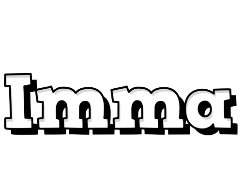 Imma snowing logo