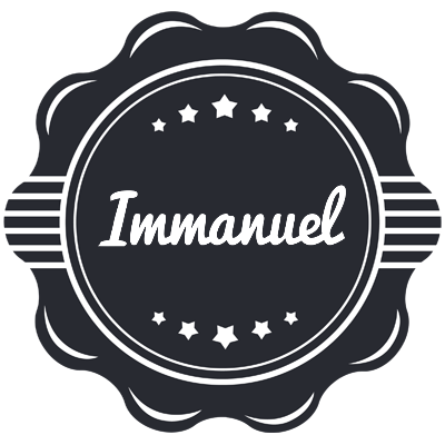 Immanuel badge logo